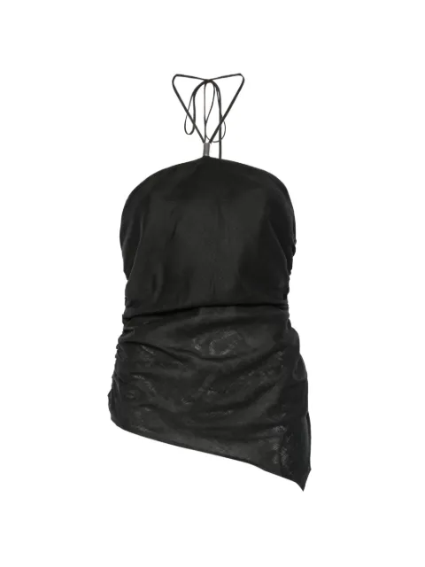 Semicouture halterneck top