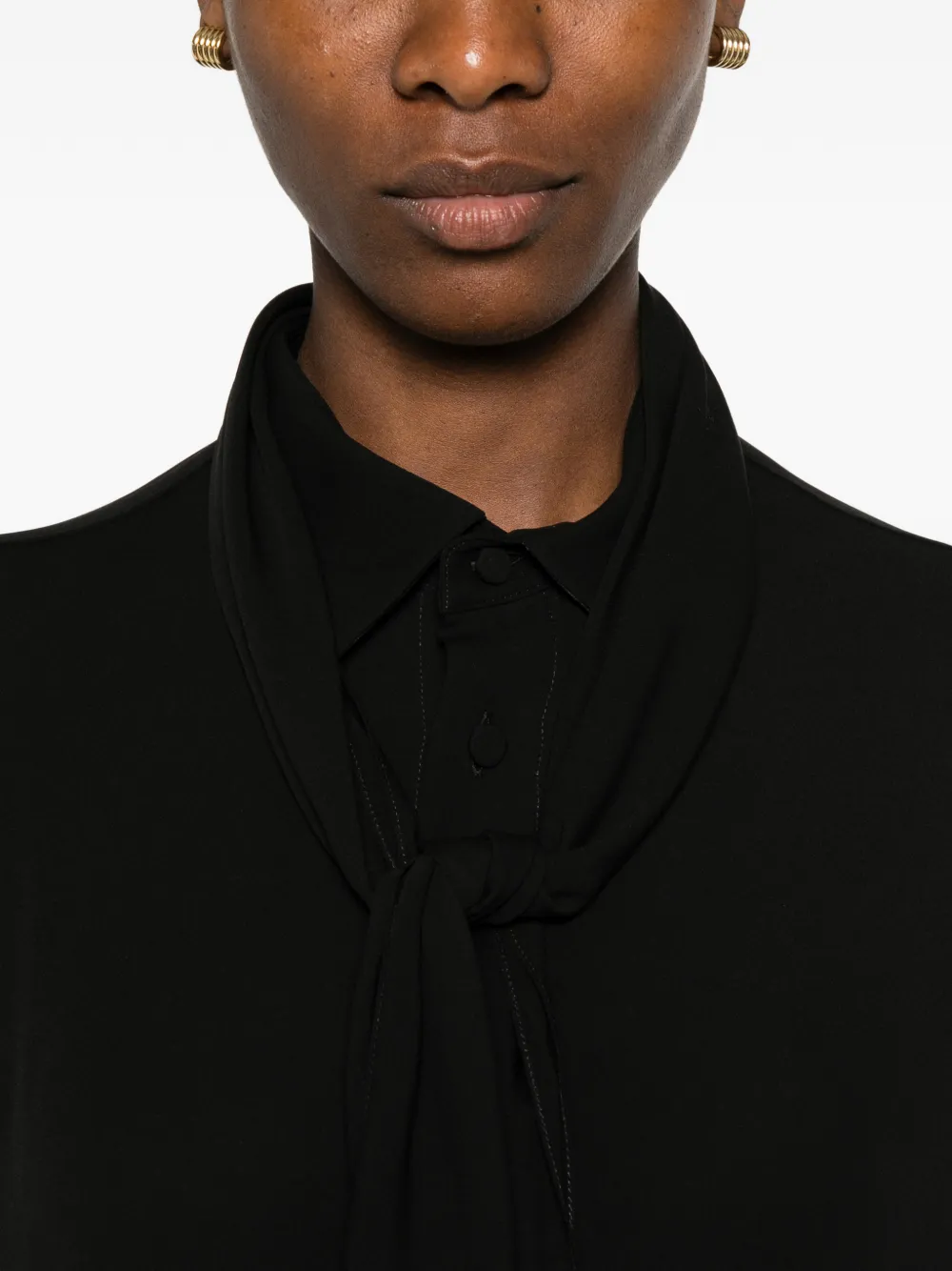 Balenciaga Linnen blouse Zwart