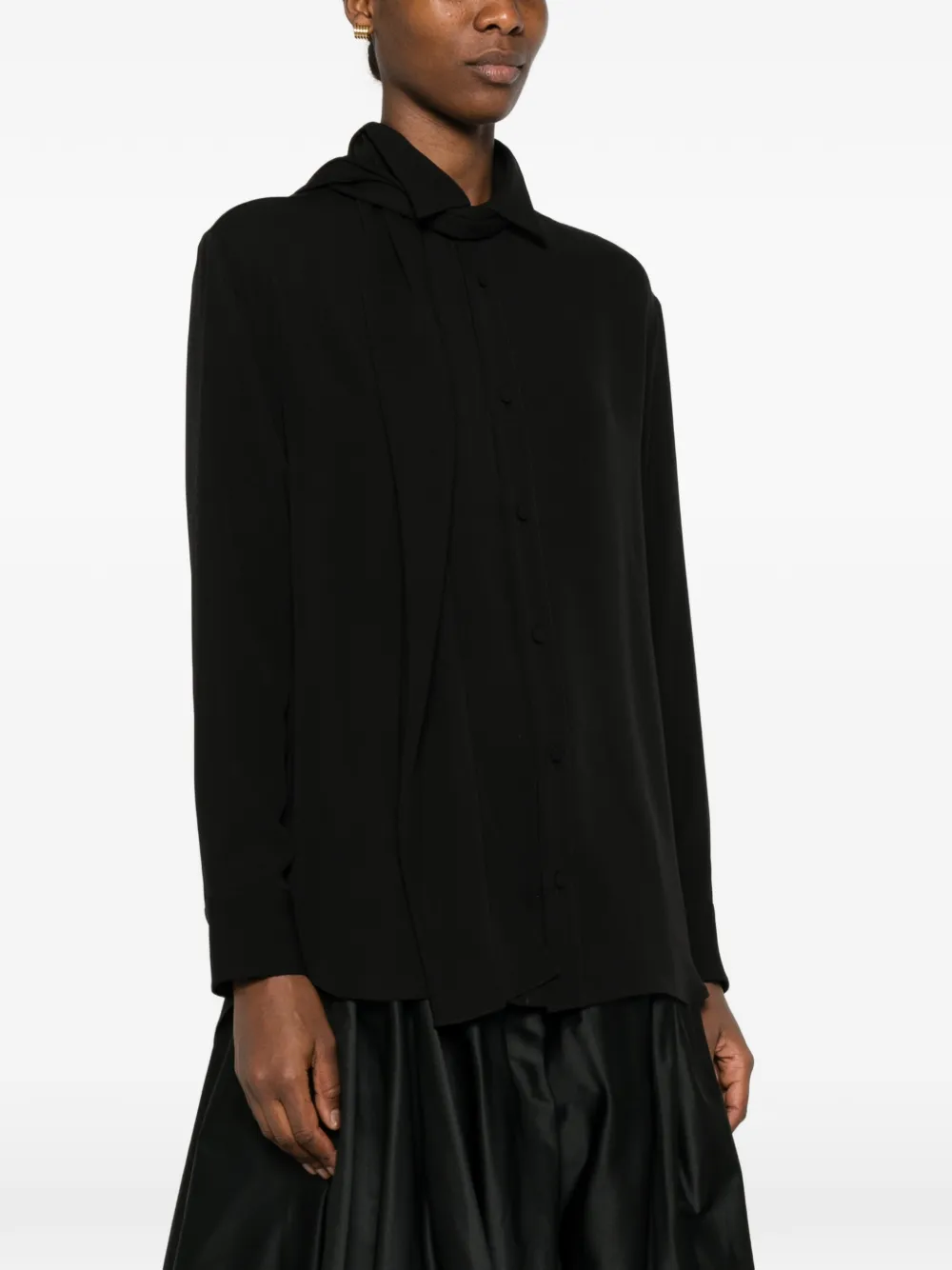 Balenciaga Linnen blouse Zwart