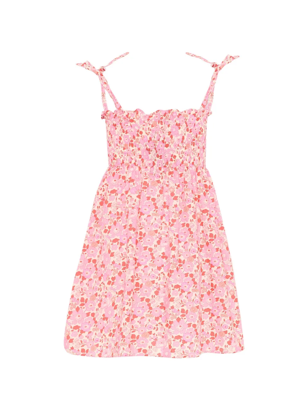 Floral Shirred Dress