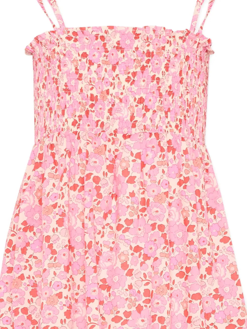 Floral Shirred Dress