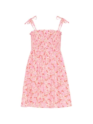 KIDIWI スモッキング ギンガムチェック ワンピース | レッド | FARFETCH JP