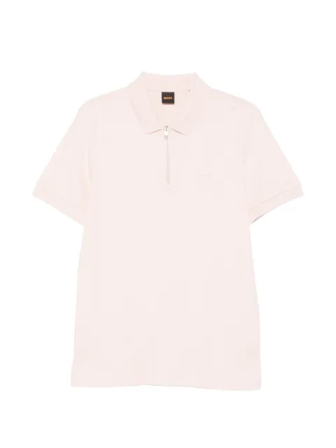 BOSS Poloshirt met rits