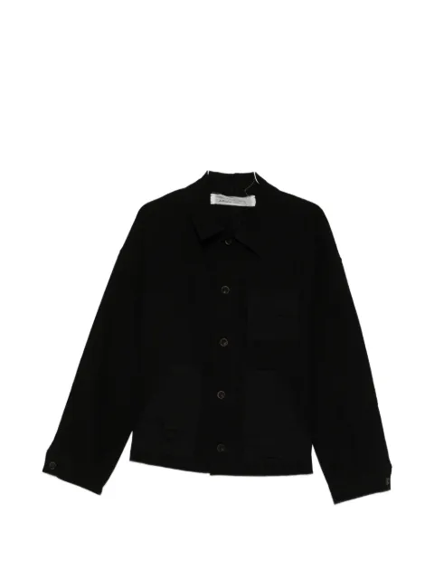 Individual Sentiments button patch pocket shirt