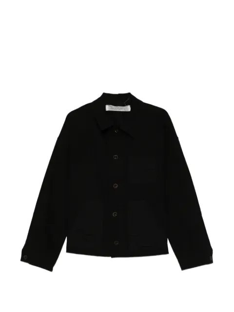 Individual Sentiments button patch pocket shirt