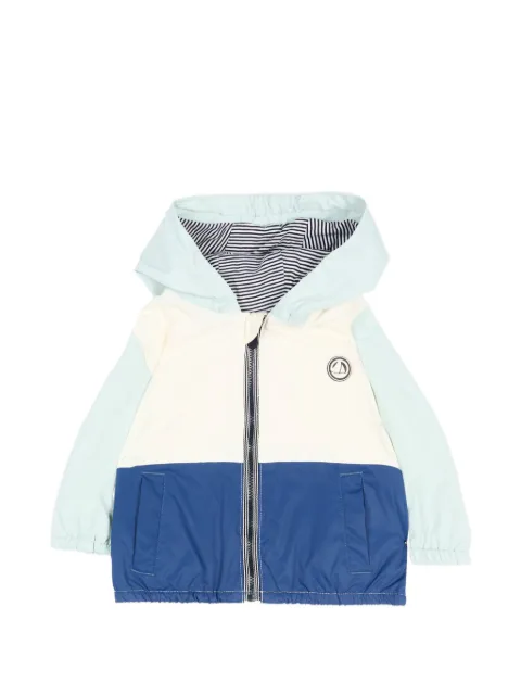 Petit Bateau colourblock hooded jacket