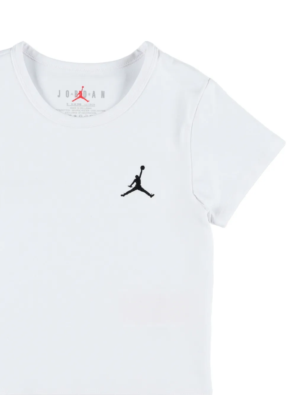 Jordan Kids T-shirt met logoprint Wit