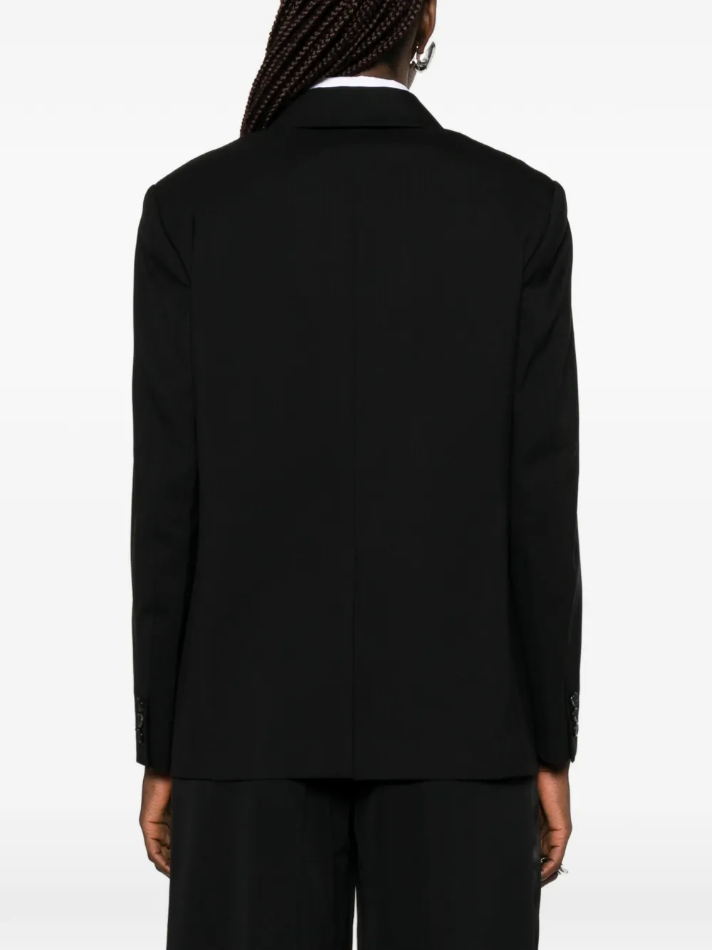 Comme Des Garçons Comme Des Garçons Jas met knopen Zwart