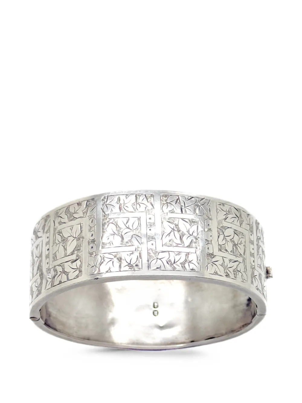 Jennifer Gibson Jewellery 1884 Victorian Ivy Leaf bangle - Argento