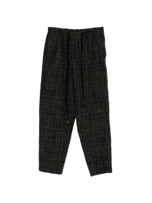 Comme Des Garçons Homme Plus チェック パンツ | ブラック | FARFETCH JP
