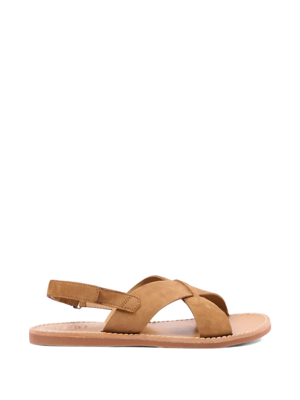 Pom D'api Sandalen met gekruiste bandjes Beige