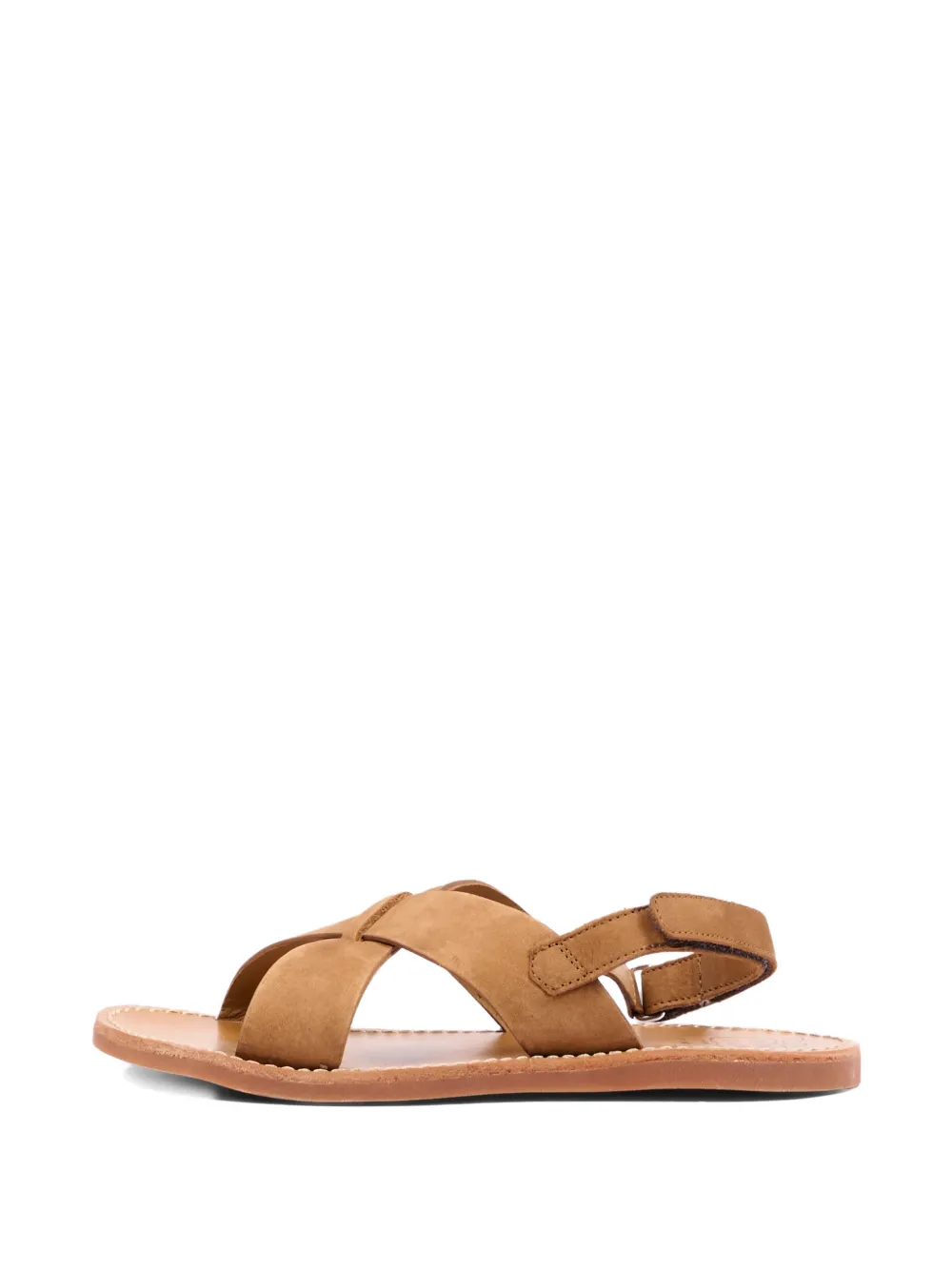 Pom D'api Sandalen met gekruiste bandjes Beige