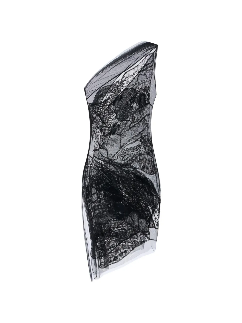 Elisabetta Franchi embroidered mini dress - Nero