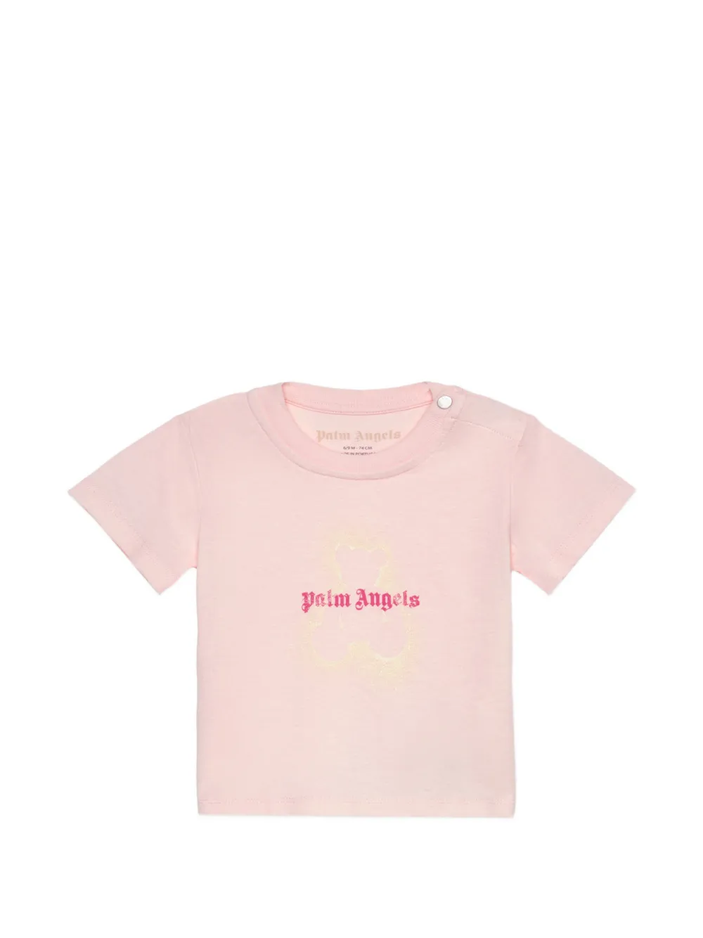 Palm Angels Kids logo-print T-shirt - Rosa