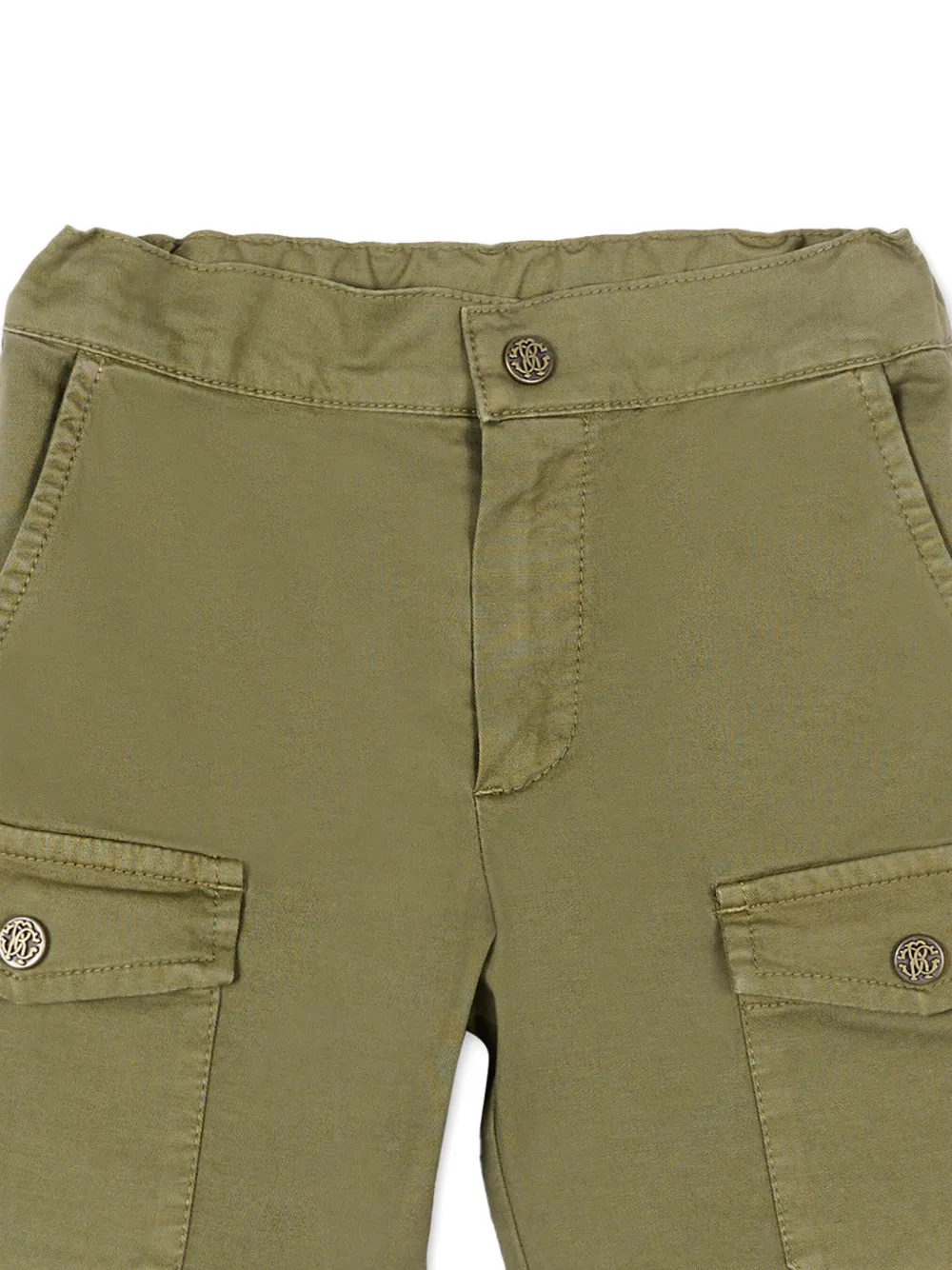Roberto Cavalli Junior Cargo shorts Groen