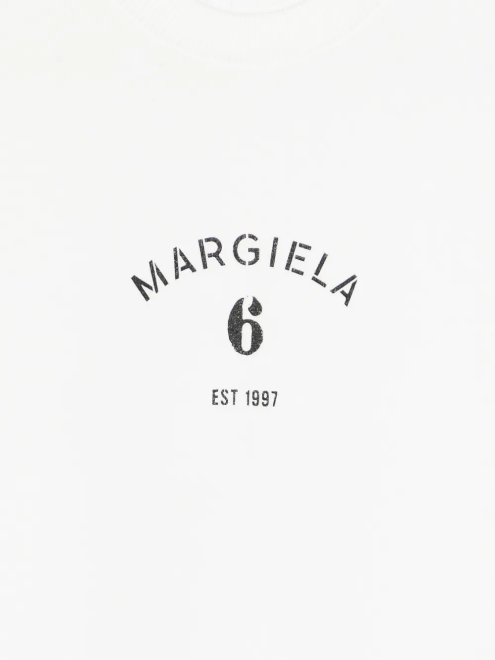 MM6 Maison Margiela Sweater met logoprint Wit