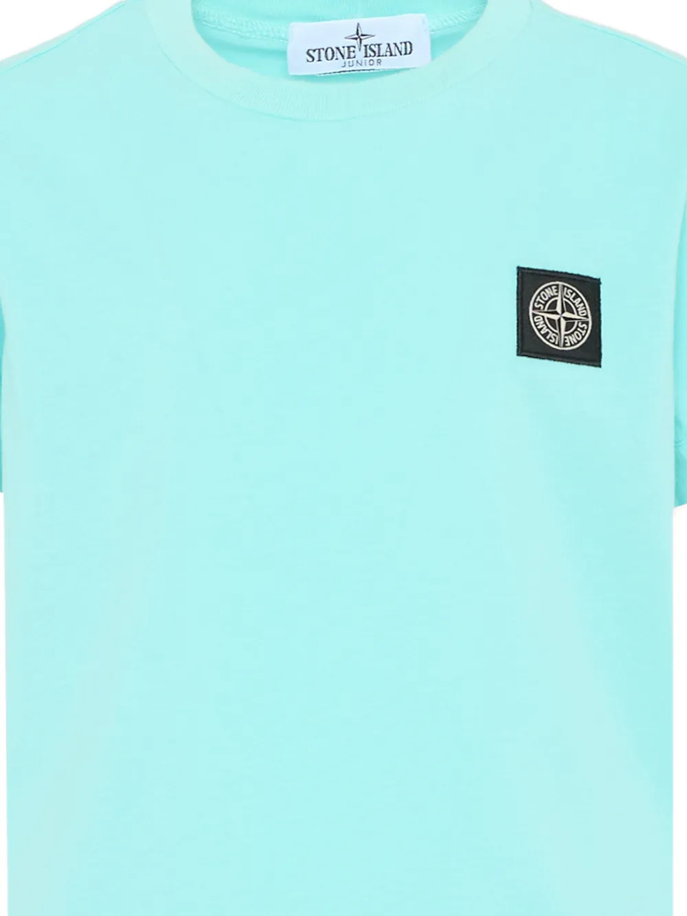 Stone Island Junior Compass T-shirt met korte mouwen Blauw