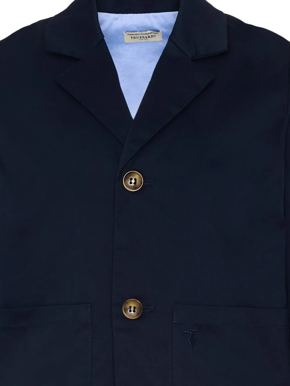  Trussardi Junior Button Pocket Blazer - Blue 