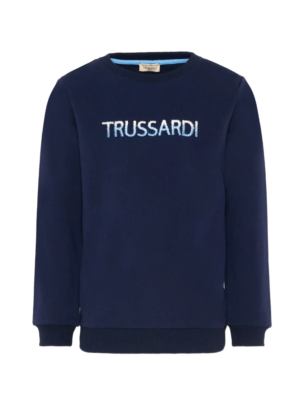 TRUSSARDI JUNIOR logo sweatshirt - Blu