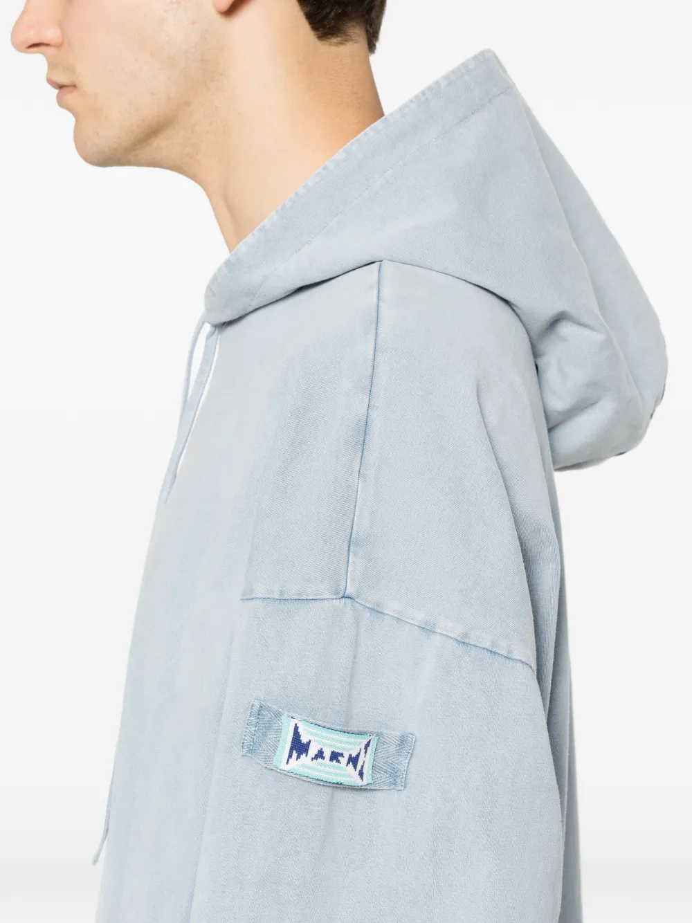 Marni Hoodie met trekkoord Blauw