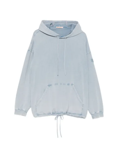 Marni drawstring-hem hoodie