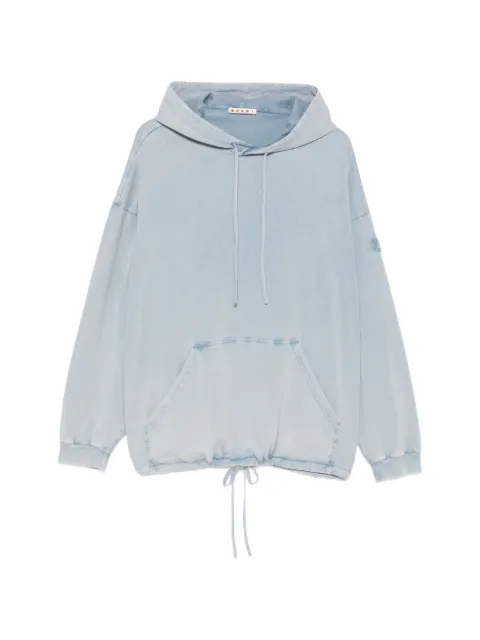 Marni drawstring-hem hoodie