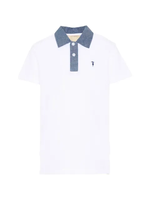 TRUSSARDI JUNIOR short-sleeve cotton polo shirt