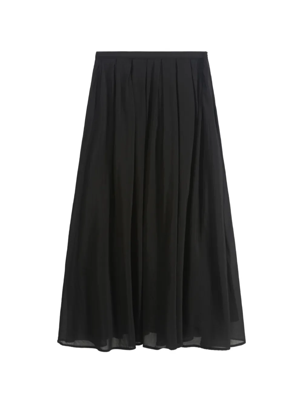Roberto Collina pleated skirt - Schwarz