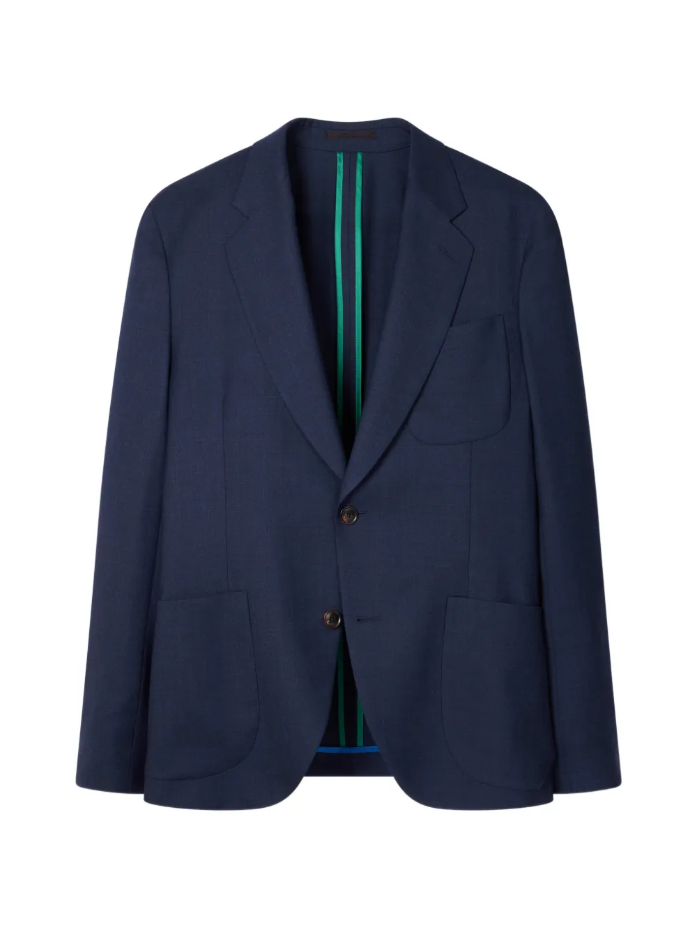 Paul Smith buttoned patch-pocket blazer | Blue | Image 1