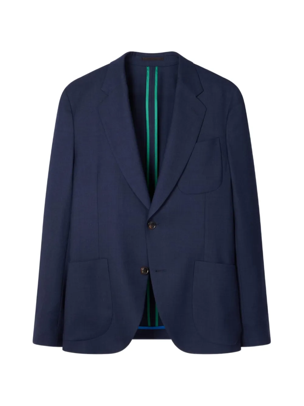 Paul Smith buttoned patch-pocket blazer | Blue | Image 1