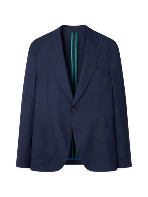 Paul Smith buttoned patch-pocket blazer