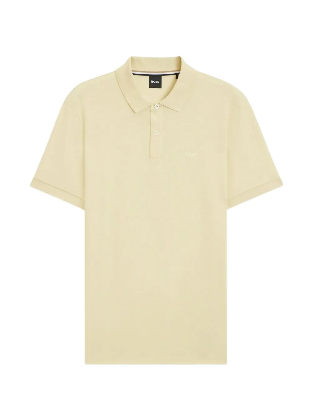 BOSS three-button short-sleeve polo shirt - Nude