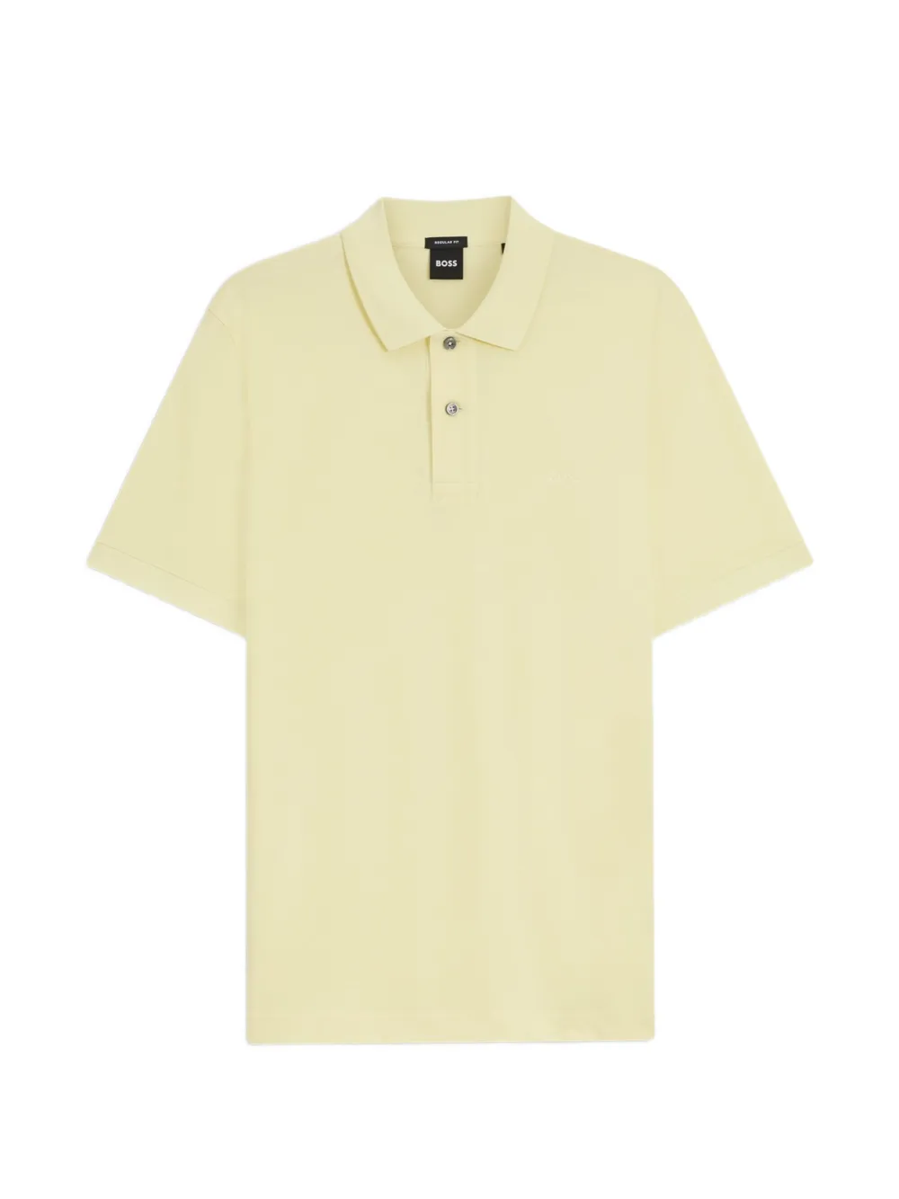 BOSS three-button short-sleeve polo shirt - Nude
