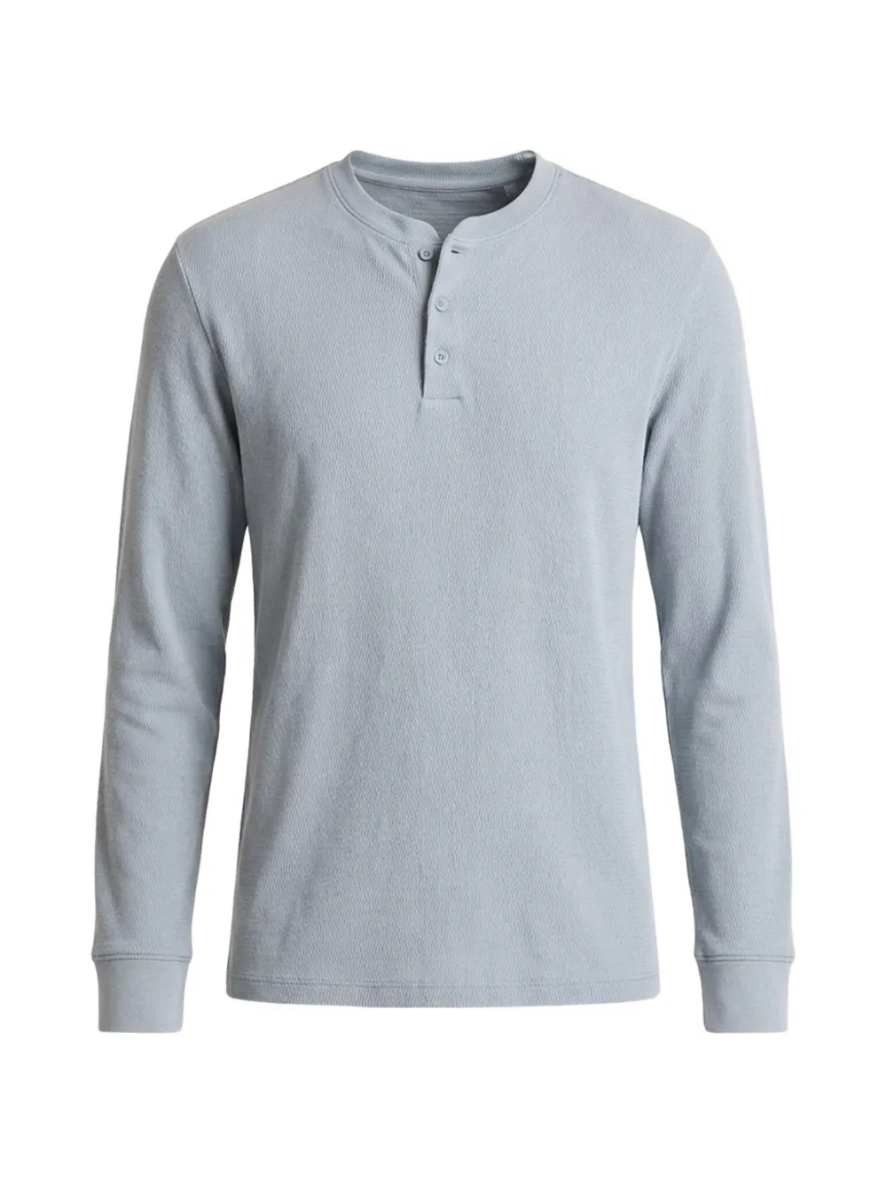 Vince buttoned long-sleeve T-shirt - Blu