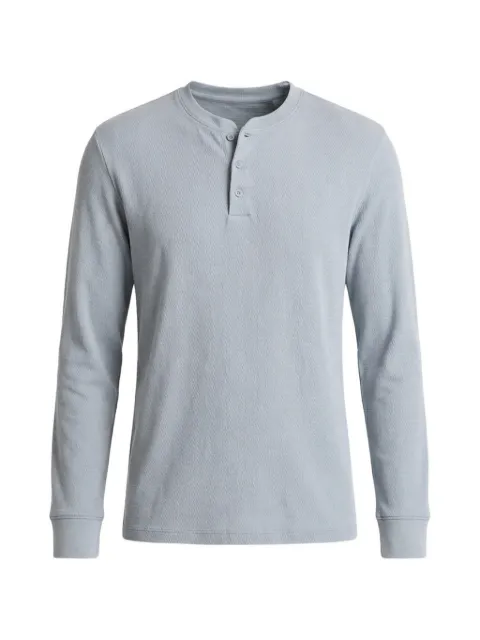 Vince buttoned long-sleeve T-shirt
