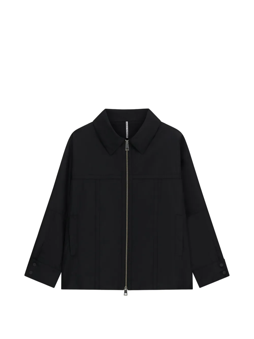 Liviana Conti front zip jacket - Nero