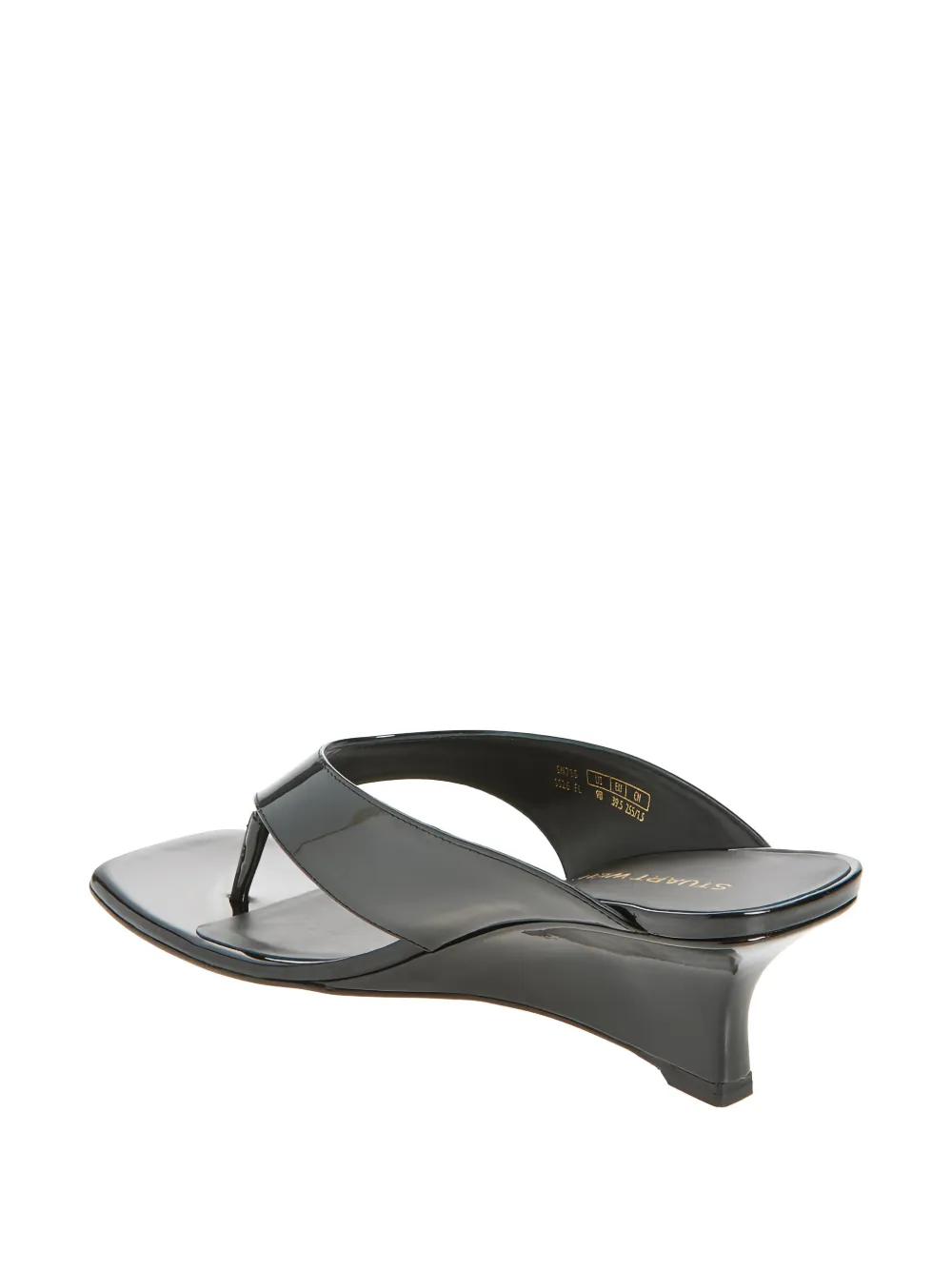 Stuart Weitzman thong sandals Zwart