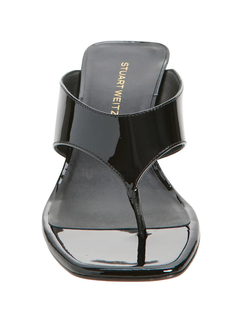 Stuart Weitzman thong sandals Zwart