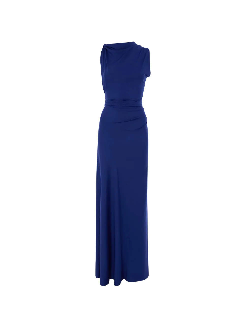 Victoria Beckham draped maxi dress - Blu
