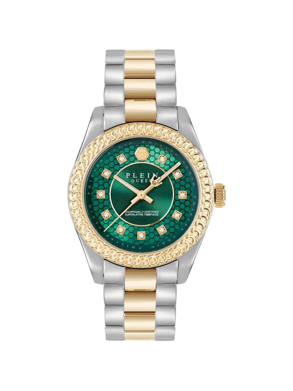 Philipp Plein Queen Supreme Crystal 36mm watch - Verde