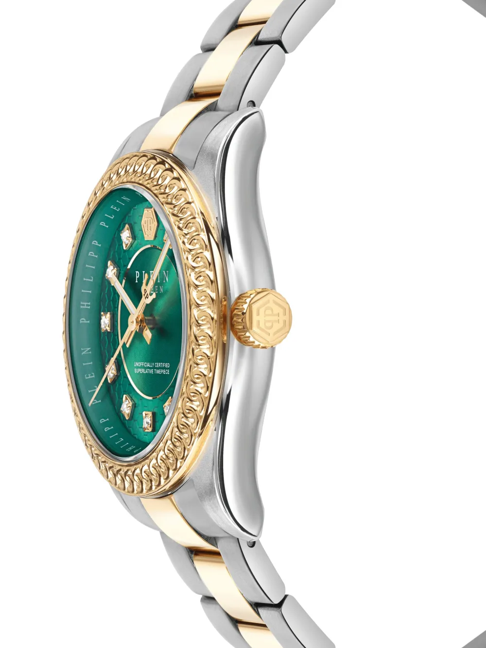  Philipp Plein Queen Supreme Crystal 36mm Watch - Green 