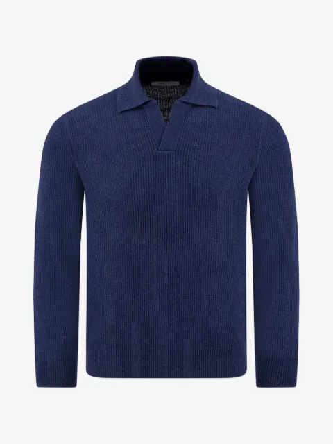 Gran Sasso polo-collar sweater