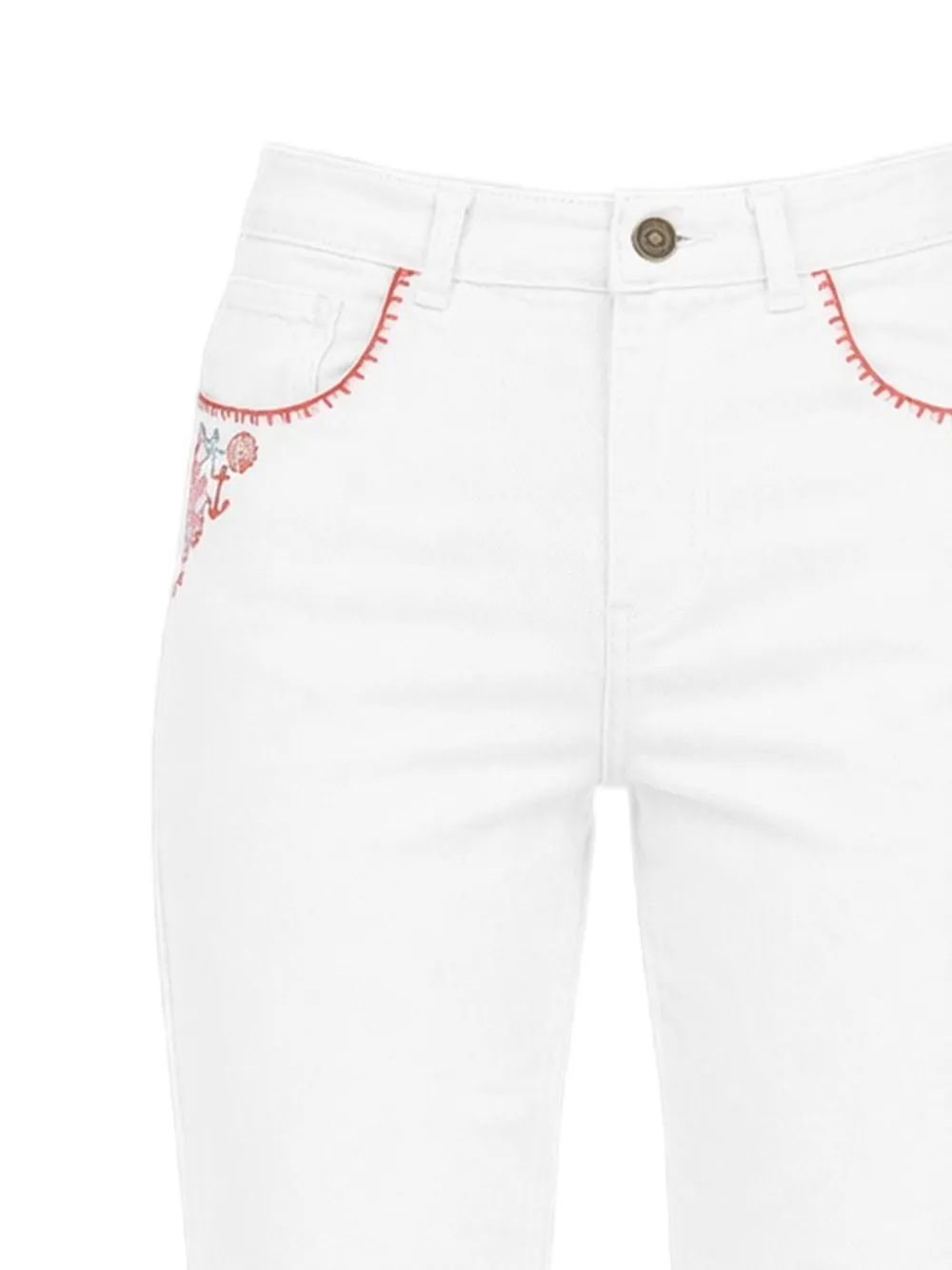  Pennyblack Embroidered Jeans - Neutrals 