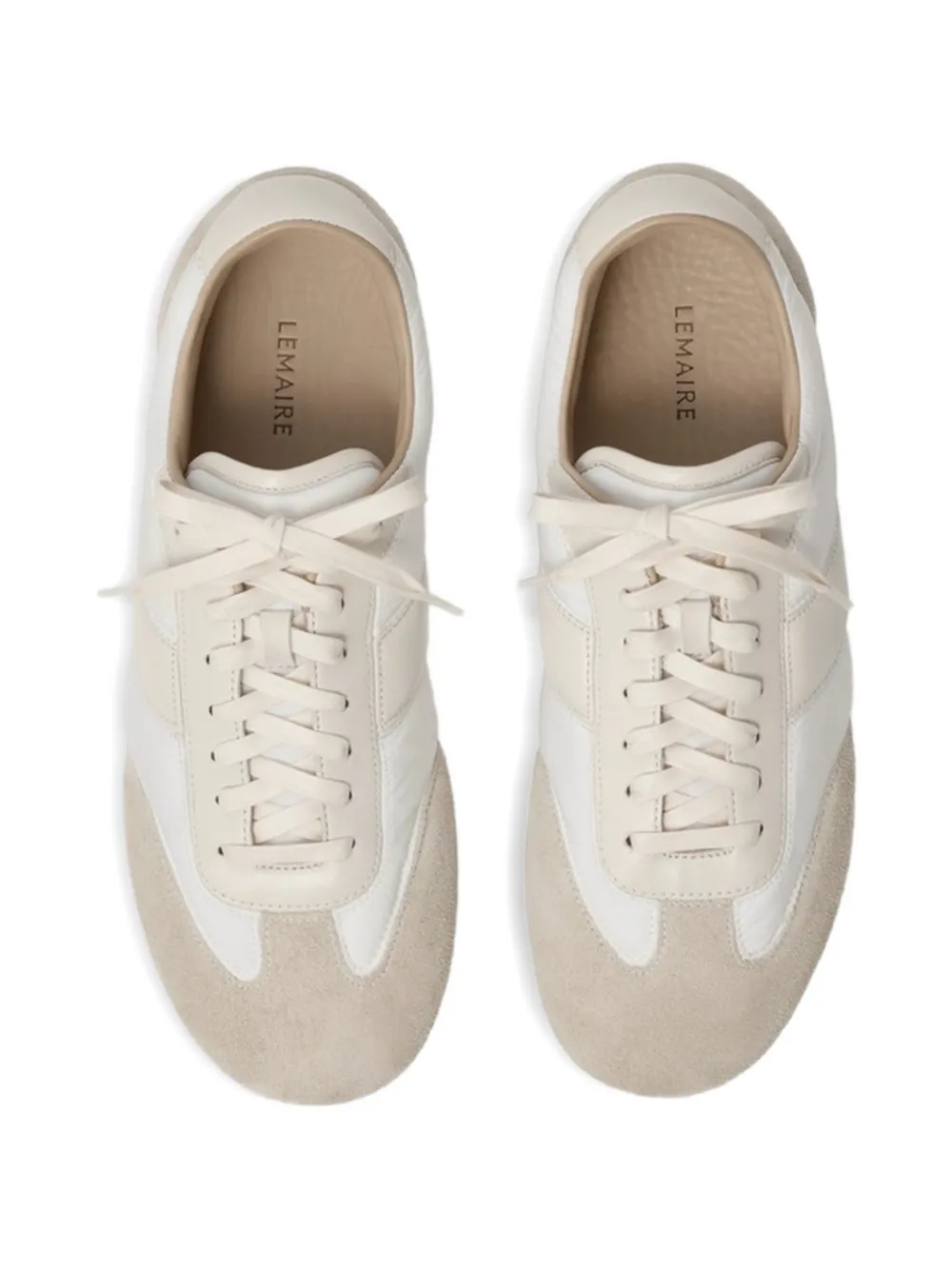 LEMAIRE paneled low-top sneakers Beige
