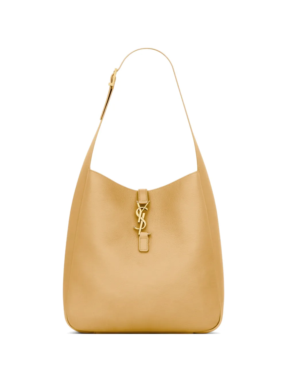 Saint Laurent Le 5 à 7 buckle-monogram shoulder bag - Neutrals