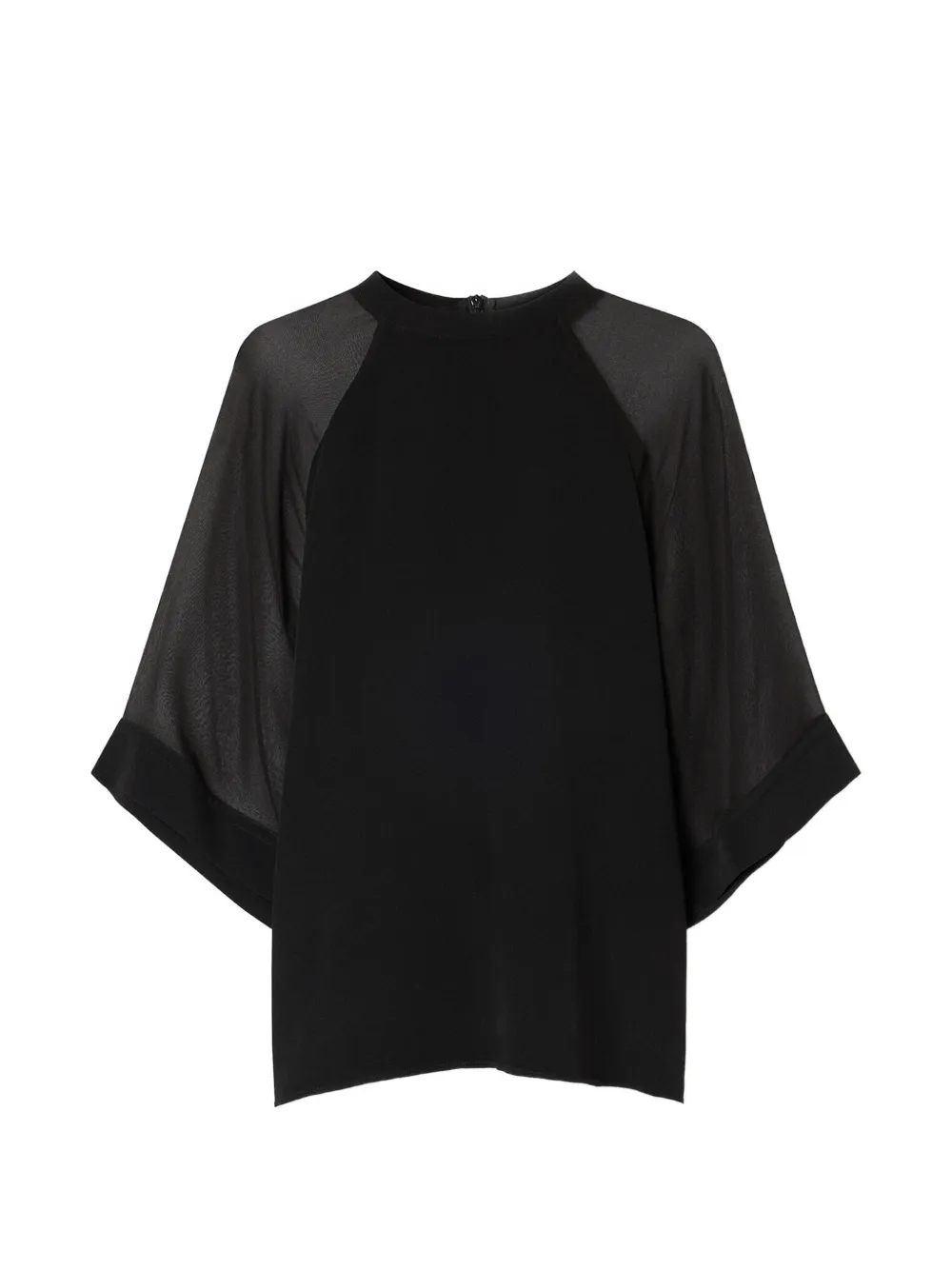 Filippa K sheer-panel top - Nero