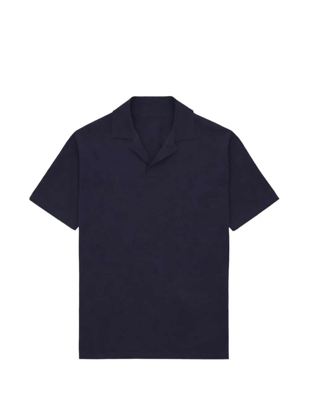 Fortela Adrien camp-collar polo shirt - Blu