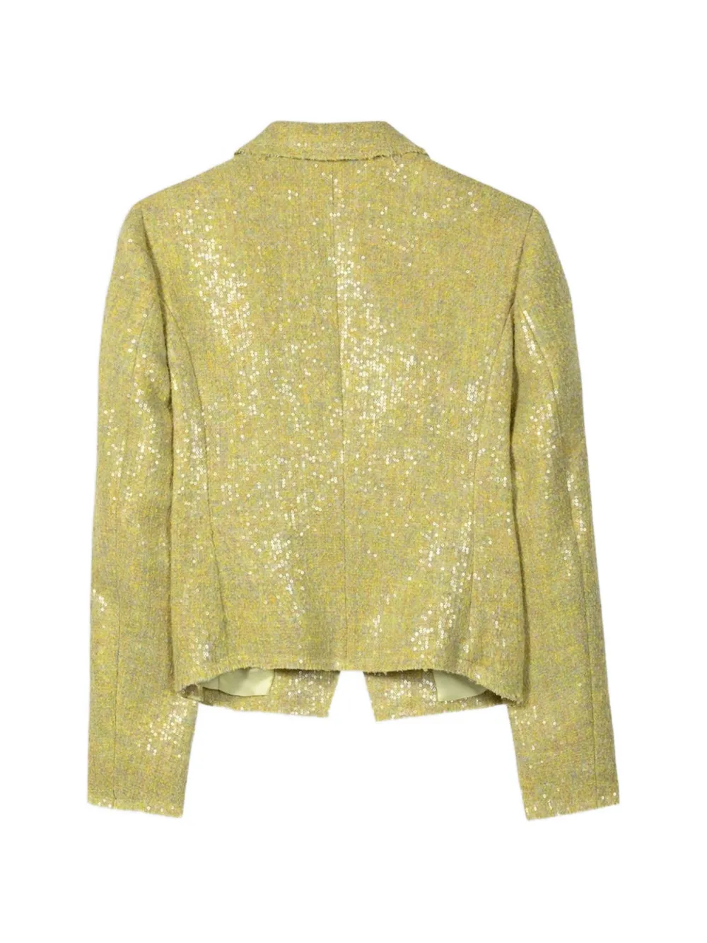  Luisa Cerano Sequin-embellished Blazer - Yellow 