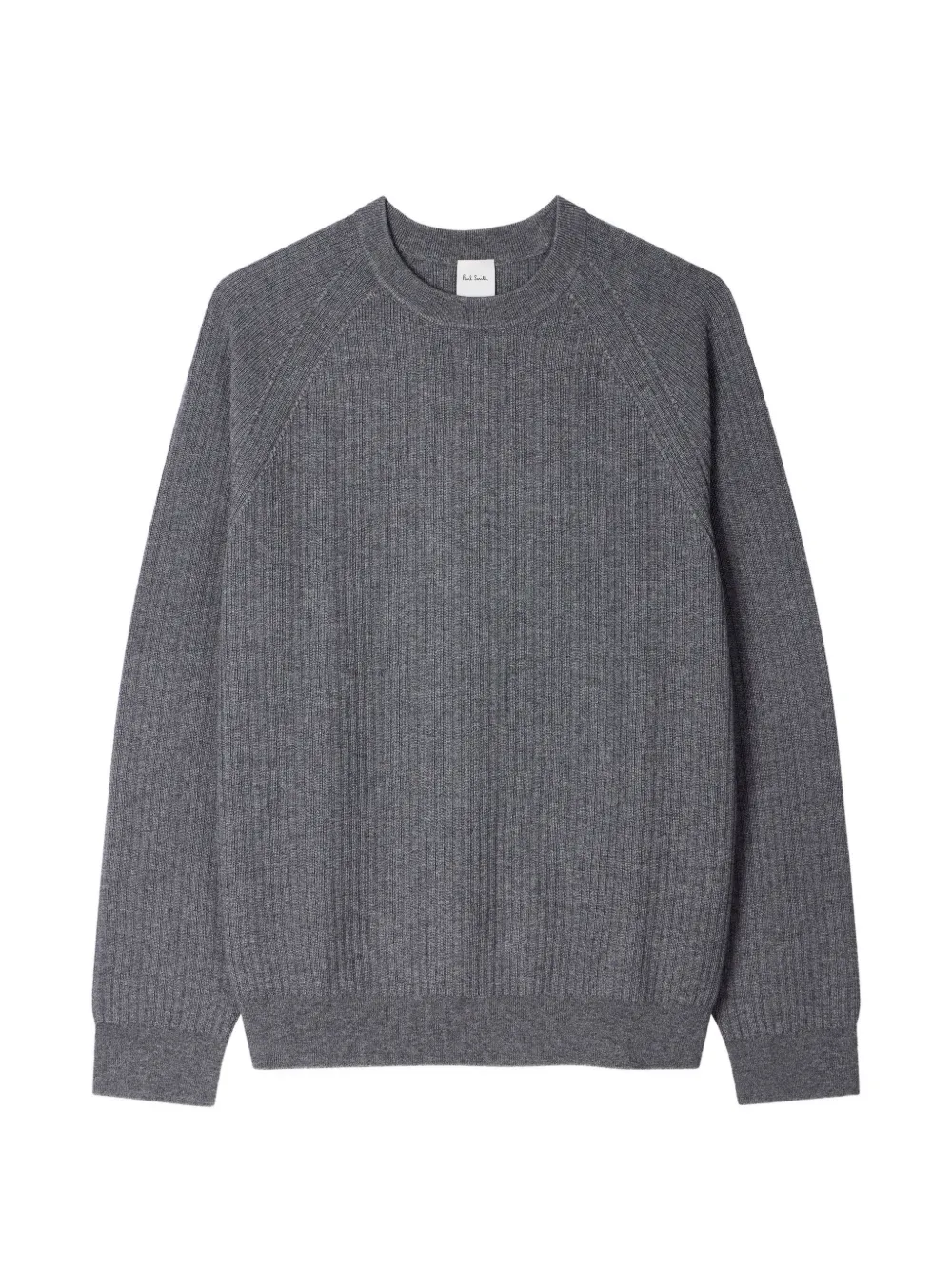 Paul Smith Maglione girocollo a coste - Grigio