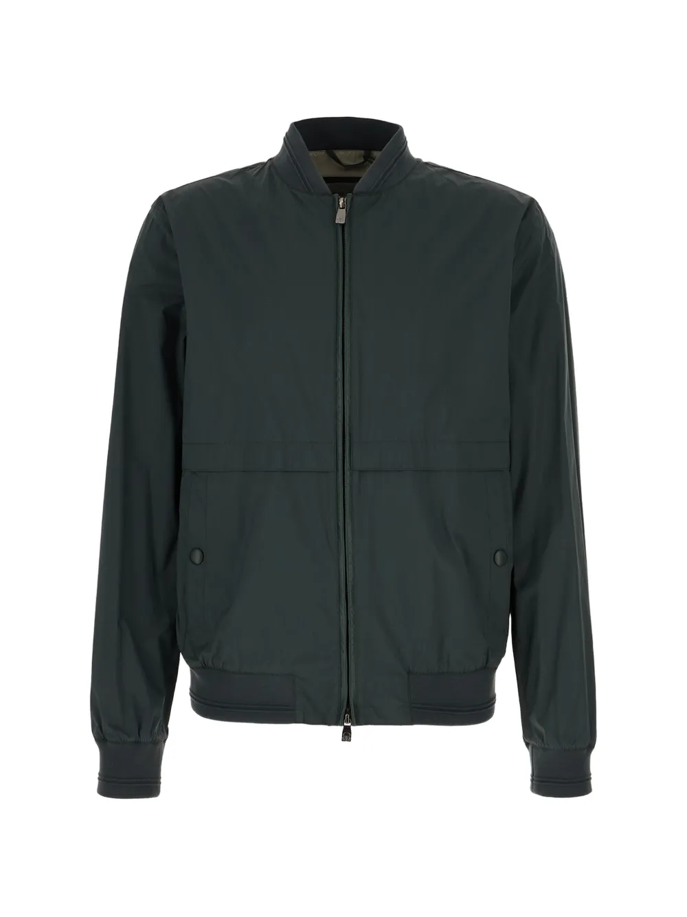 Corneliani zip-up bomber jacket - Green